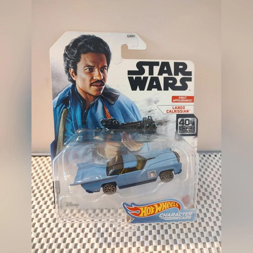 Hot Wheels Character Cars Lando Calrissian Star Wars Die-Cast NWT Empire Strikes